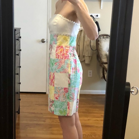 Strapless Lilly Pulitzer Dress - Picture 2 of 5